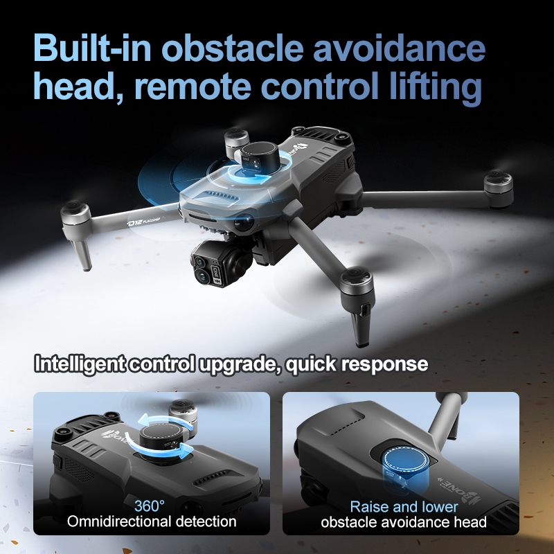 8K 3 Axis Gimbal Brushless 7.2 - Drone Controller Screen recension och pris