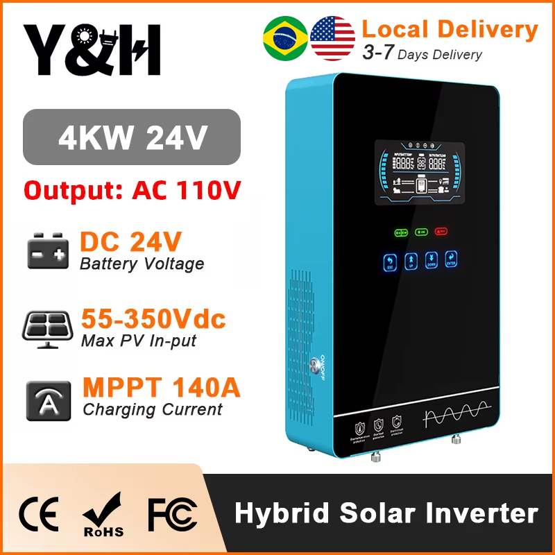 Y&H 4KW Hybrid Solar Inverter  - Drone Solar Charger recension och pris