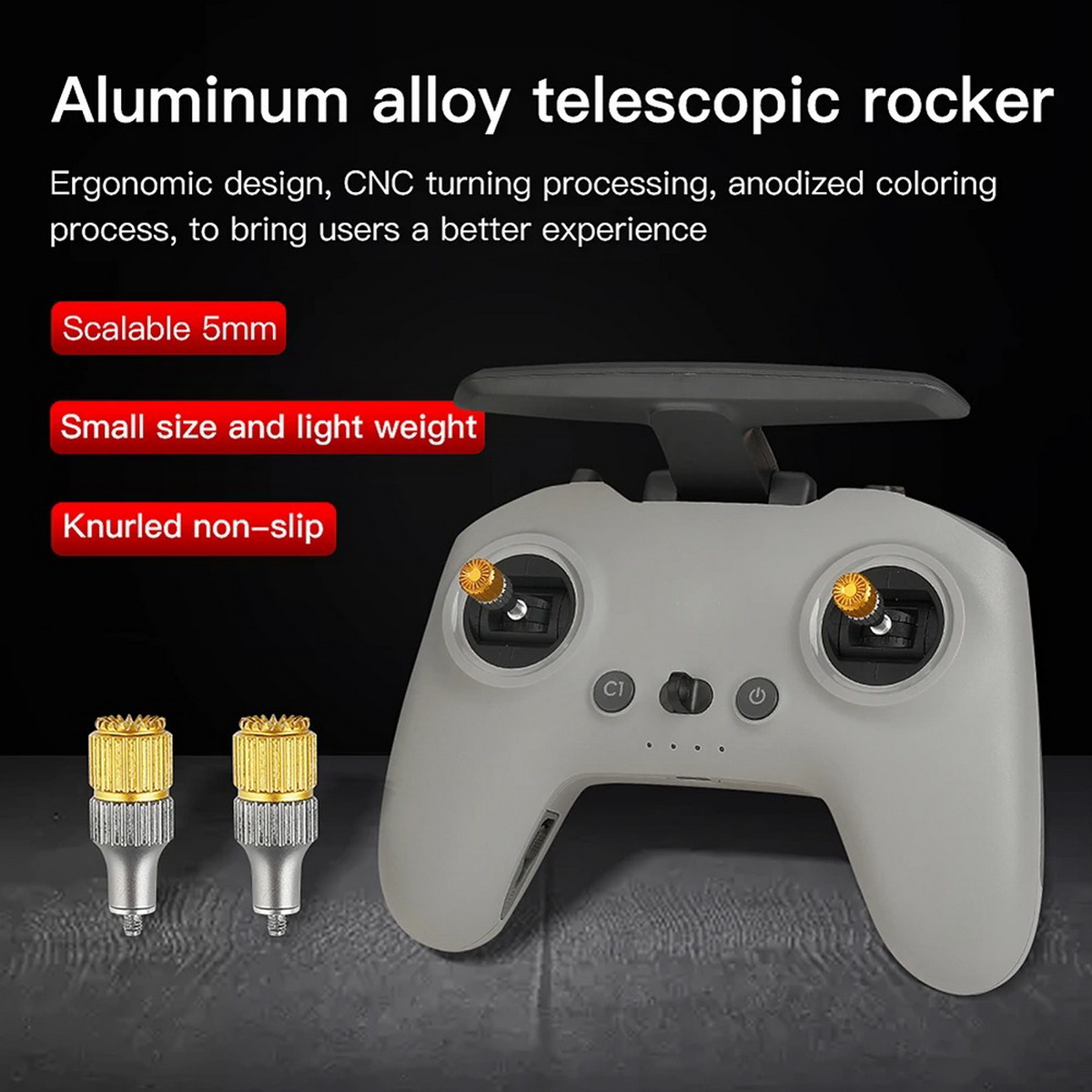 2PCS FPV Remote Controller Rad - Drone Control Stick recension och pris