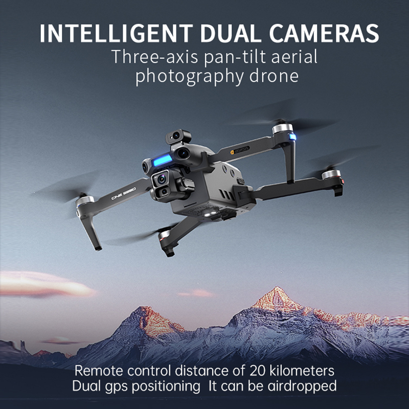 2026 New 8K Dual Camera Drone  - Drone Controller Screen recension och pris
