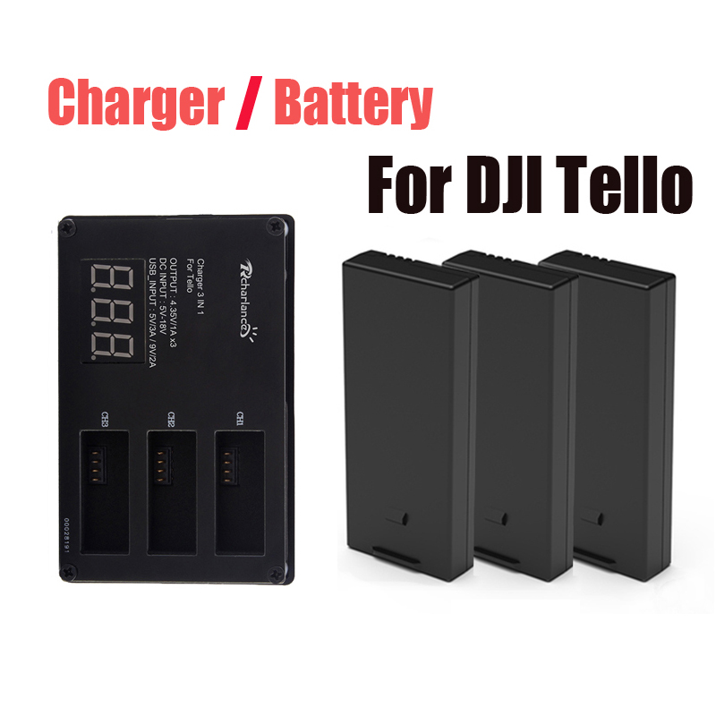Original DJI Tello battery / D - Drone Charging Hub recension och pris