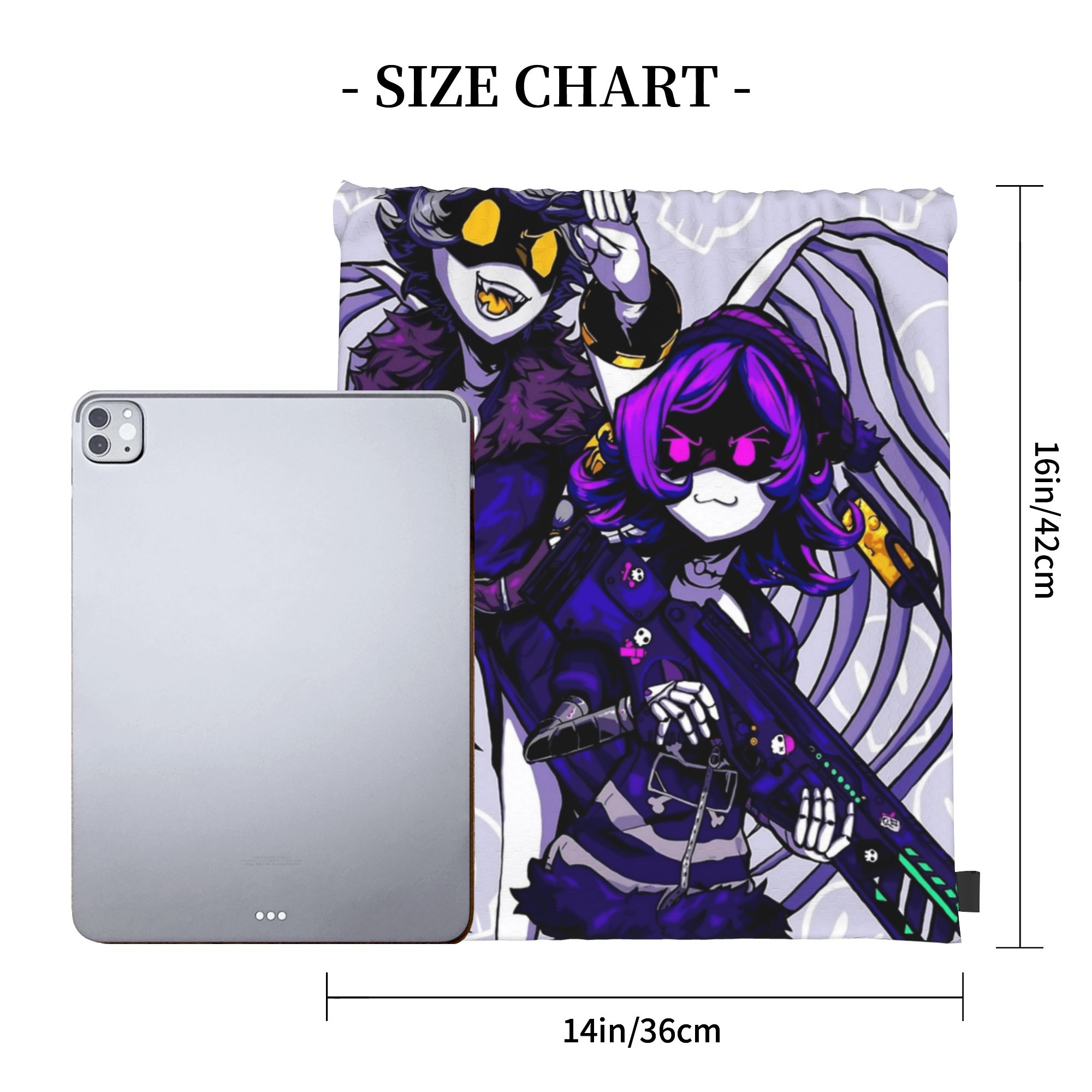 Murder Drones Anime Drawstring - Drone Backpack recension och pris