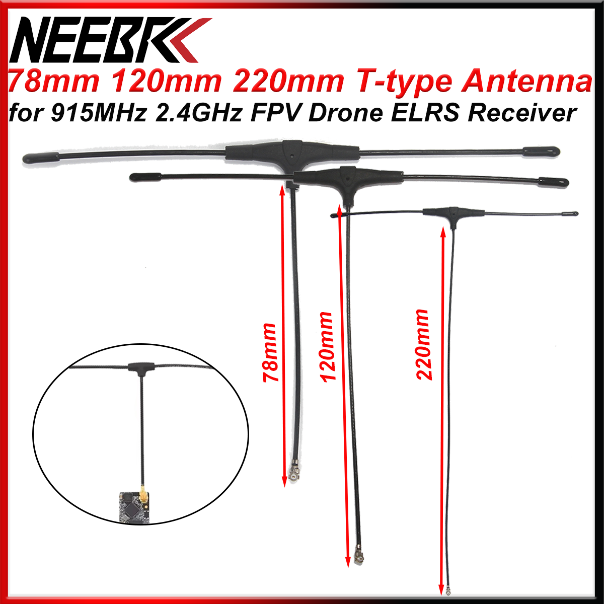 FPV Drone 915MHz 2.4GHz T-type - Tbs Fpv Crossfire recension och pris